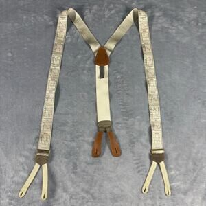 Vintage Trafalgar Silk Suspenders Stock Market Charts Limited Edition Braces